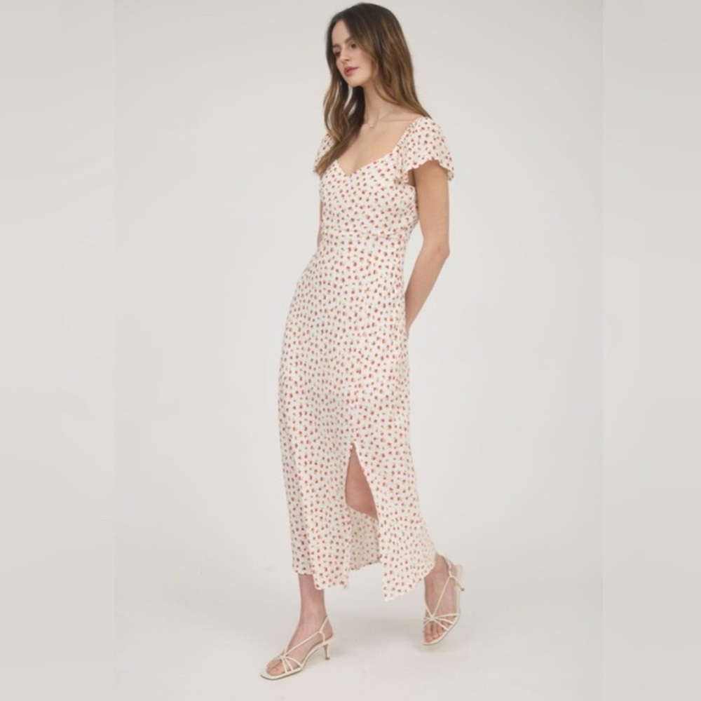 Floral Cream Dress
